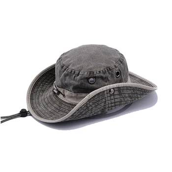 YIJAY erkek bob yaz kova şapka açık balıkçılık geniş şapka UV koruma kap erkekler yürüyüş sombrero gorro güneş şapkası erkekler için