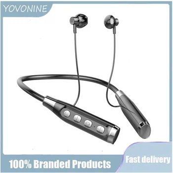 YOVONİNE 100 Saat Oyun Müzik Boyun Bandı Kulaklık Bluetooth 5.2 Yarım Kulak Manyetik Kulaklık kablosuz kulaklık Mikrofon ile