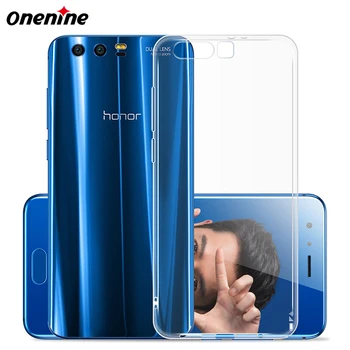 Yumuşak TPU Kılıf için Huawei Onur 9 / 9i / Lite Durumda Şeffaf Silikon Telefon arka kapak 360 Koruyucu şeffaf çanta Kabuk Honor9Lite