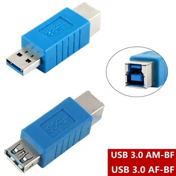 Yüksek Kalite USB 3.0 Tip A Dişi B Tipi Dişi fiş konnektörü Adaptörü USB 3.0 Dönüştürücü Adaptör AF BF