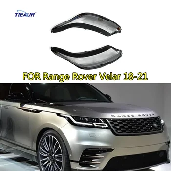 Yüksek Standart Şeffaf Far lens kapağı Range Rover Velar için 2018 2019 2020 2021 Oto Araba Temizle Kabuk Değiştirme