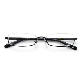 Zerosun Yarı Çerçevesiz Gözlük Çerçeveleri Kadın Erkek Yarım Aşağı okuma gözlüğü Kadın Erkek Anti Yansıma Gözlük Reçete