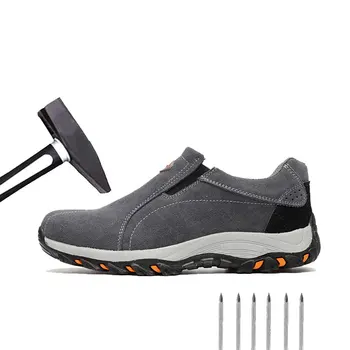 Çelik burun nefes güvenlik ayakkabıları emek sigortası ayakkabı erkek anti-smashing anti-delinme kaynak iş ayakkabısı sonbahar