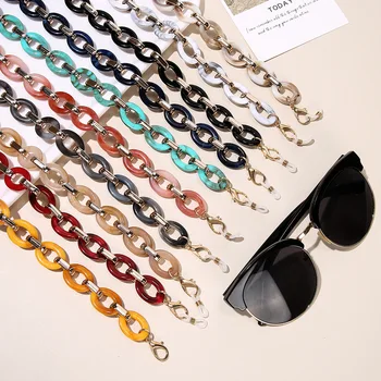 Çok fonksiyonlu Akrilik Bağlantı Zincirleri Oval Gözlük Zinciri Kadın Güneş Gözlüğü Asılı Maske Askısı anti-kayıp Kordon Uzatma Tutucu