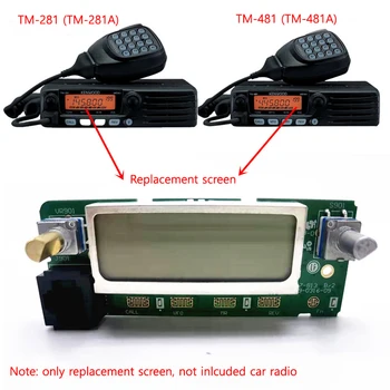 Ön Panel lcd ekran Kontrol Ekranı Değiştirme Kenwood TM281 TM481 TM281A TM481A TM-281 281A 481 481A Araba Mobil Radyo