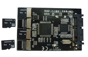 Ücretsiz kargo Çoklu Mikro SD Kart Mikro SATA adaptör kartı 1.8 
