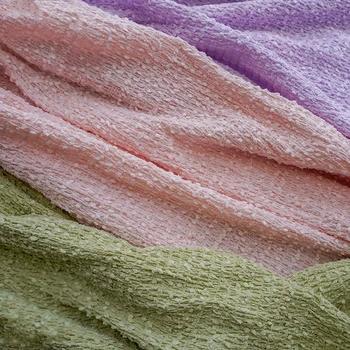 Şeker Renk Üç Boyutlu Küçük Nokta Kanca Nakış giysi kumaşı Elbise El Yapımı DIY Kumaş metre