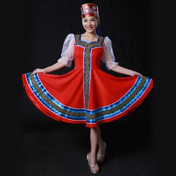 Özel Yapılmış Rus Halk Dans Kostümleri Şapkalar Kafa, Rusya Sahne Giyim Perakende Toptan HF1276